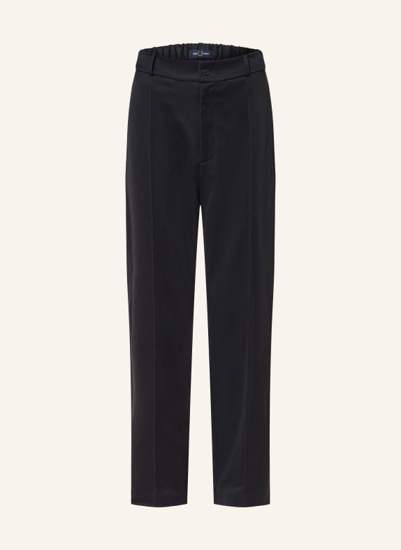 FRED PERRY Kalhoty ve stylu joggingových kalhot TMAVĚ MODRÁ