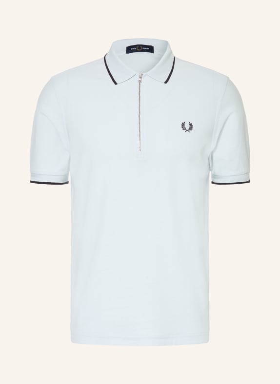 FRED PERRY Polo en maille BLEU CLAIR / NOIR