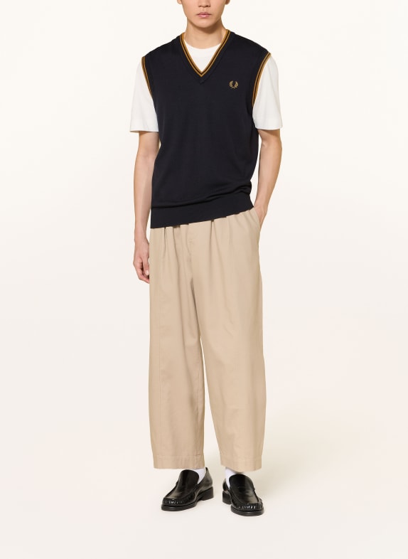 FRED PERRY pullunder DONKERBLAUW