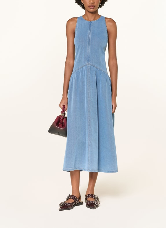 BAUM UND PFERDGARTEN Kleid ALMINA in Jeansoptik BLAU