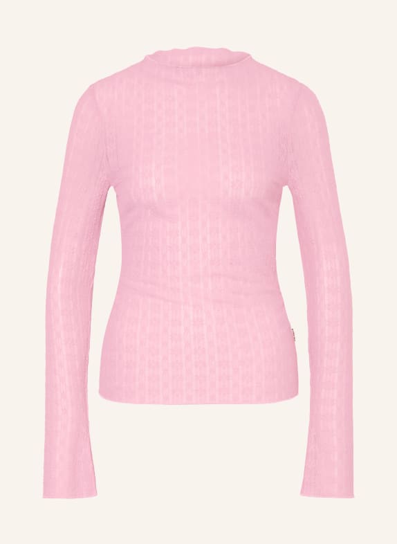 OH APRIL Longsleeve ZAHARA aus Spitze ROSA
