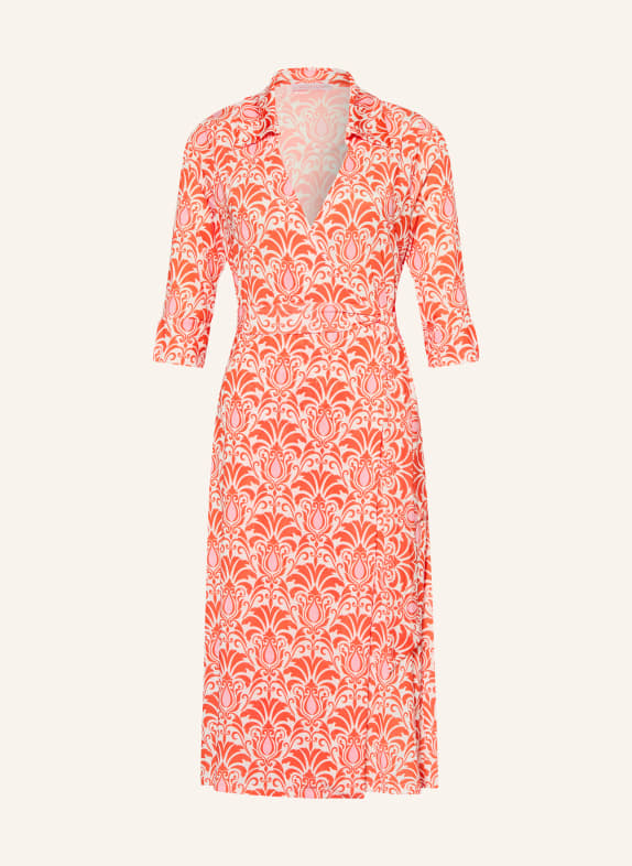 marivie Wickelkleid BISOU! aus Jersey ROT / CREME