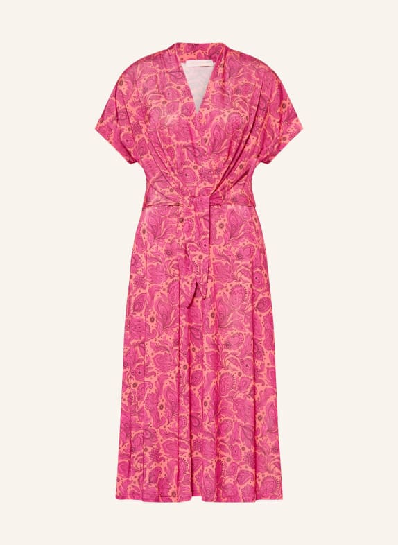 marivie Kleid PURE! in Wickeloptik NEONORANGE / PINK