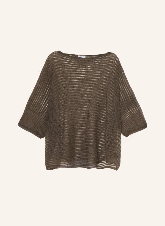 IRIS von ARNIM Strickhülle mit 3/4-Arm GRAU