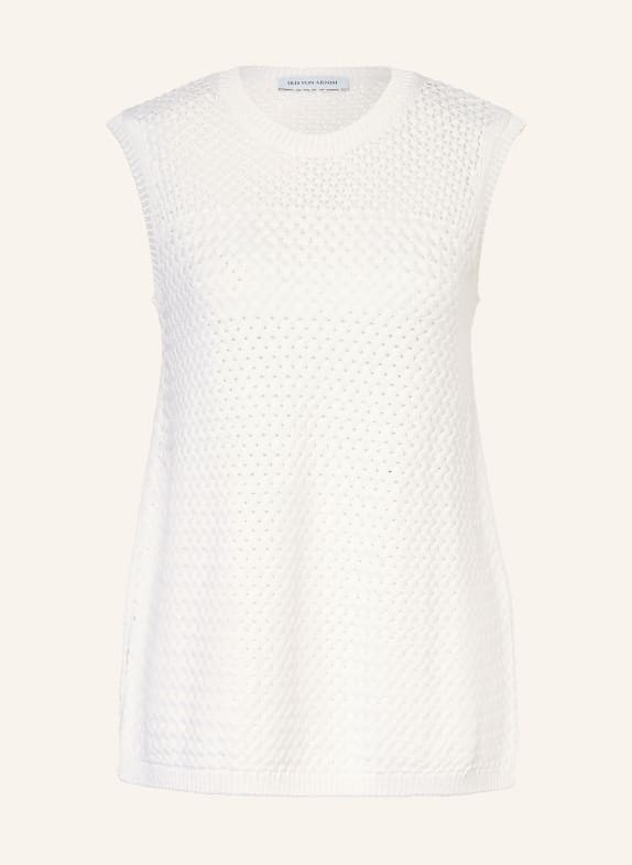 IRIS von ARNIM Stricktop CARIMA WEISS