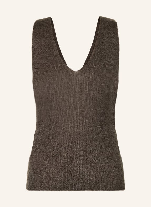 IRIS von ARNIM Stricktop MARBELLA mit TAUPE