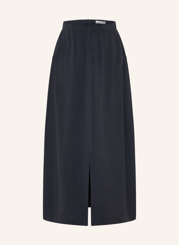 IRIS von ARNIM Jedwabna spódnica NAPOLI GRANATOWY