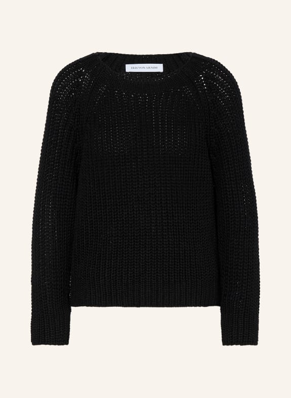 IRIS von ARNIM Trui ANIVA met zijde en linnen ZWART