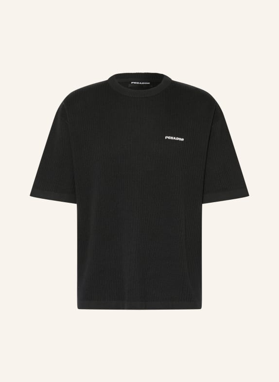 PEGADOR Gebreid shirt STON ZWART