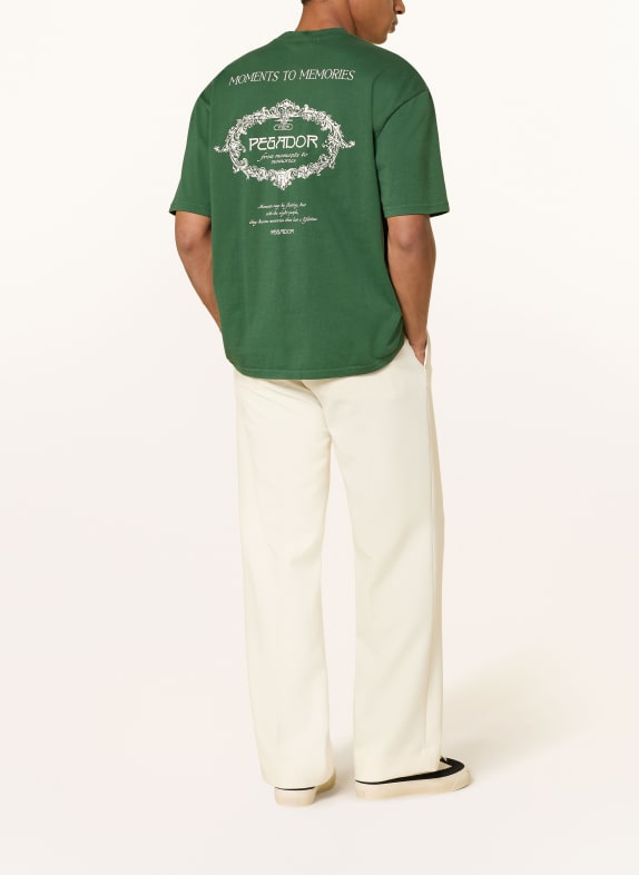 PEGADOR Oversized shirt REINE GROEN