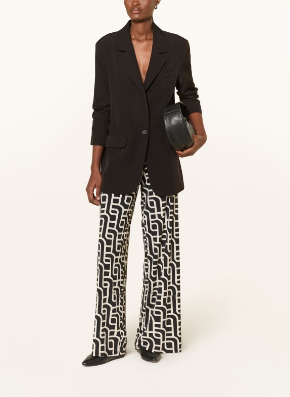 Miss Lagotte Marlene-broek ZWART / ECRU