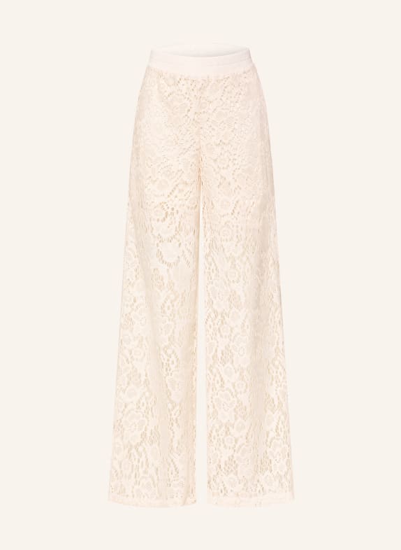 Miss Lagotte Marlenehose aus Spitze ECRU
