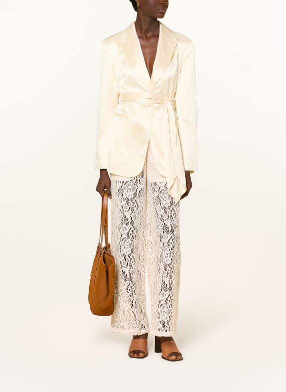 Miss Lagotte Lace marlene pants ECRU