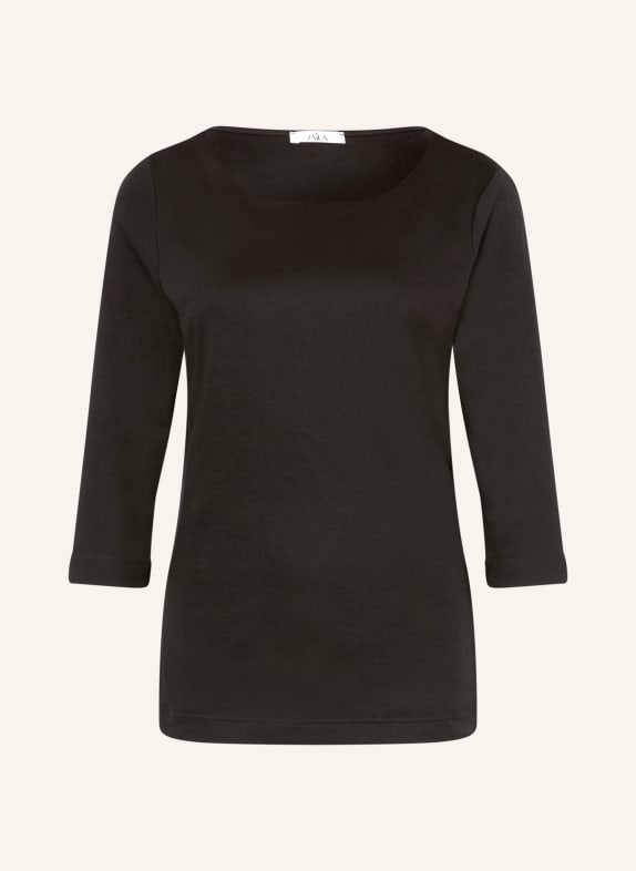 ZAÍDA Shirt with 3/4-length sleeves BLACK