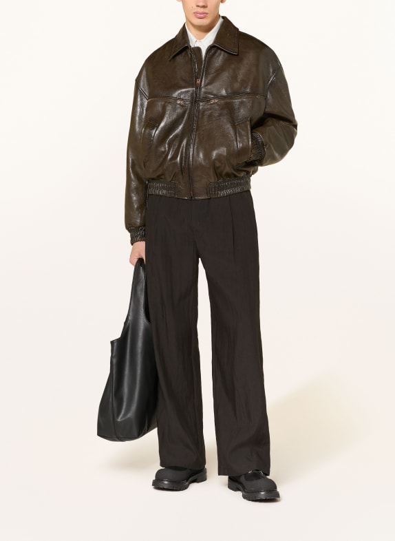 OUR LEGACY Broek LEISURE Regular Fit ZWART