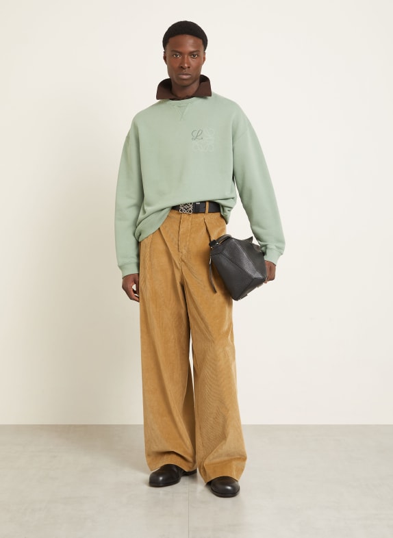 LOEWE Hanorac VERDE DESCHIS