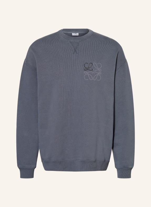 LOEWE sweatshirt BLUE GRAY