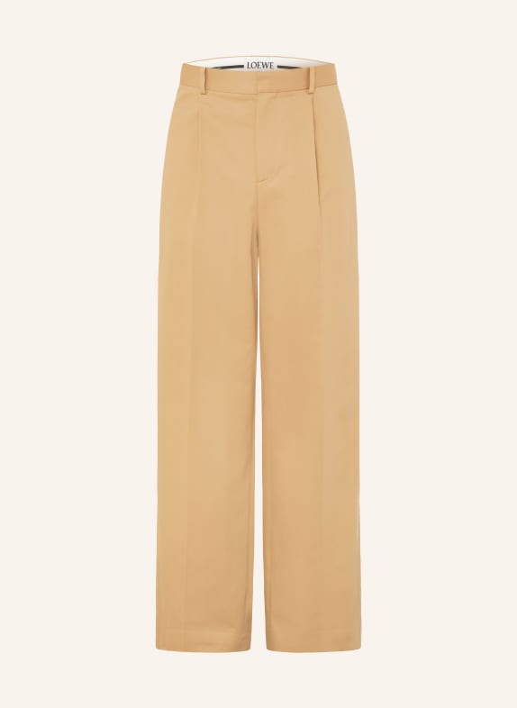LOEWE Regular fit chino pants LIGHT BROWN