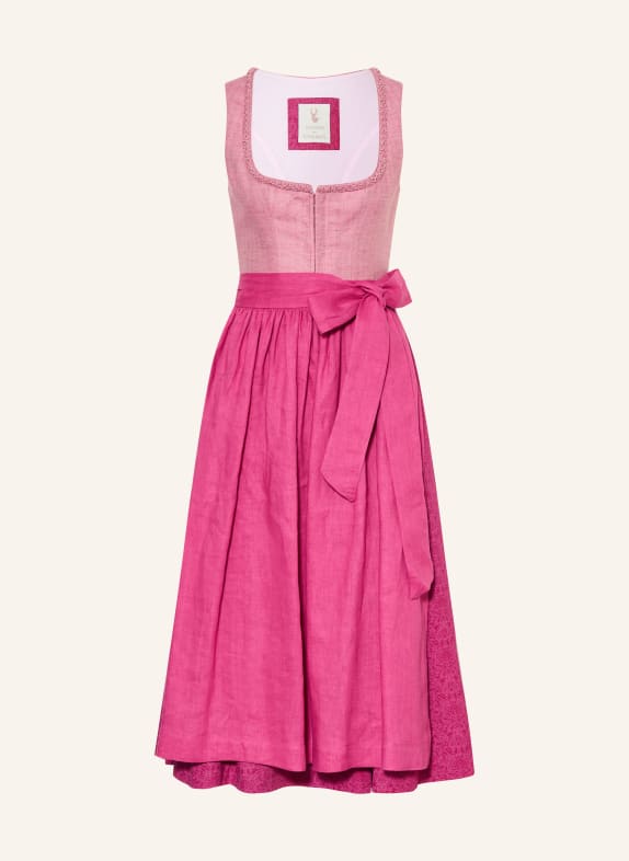 Johann & Johanna Dirndl im Materialmix PINK / ROSA