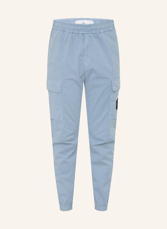 STONE ISLAND Pantalon cargo coupe extra slim BLEU