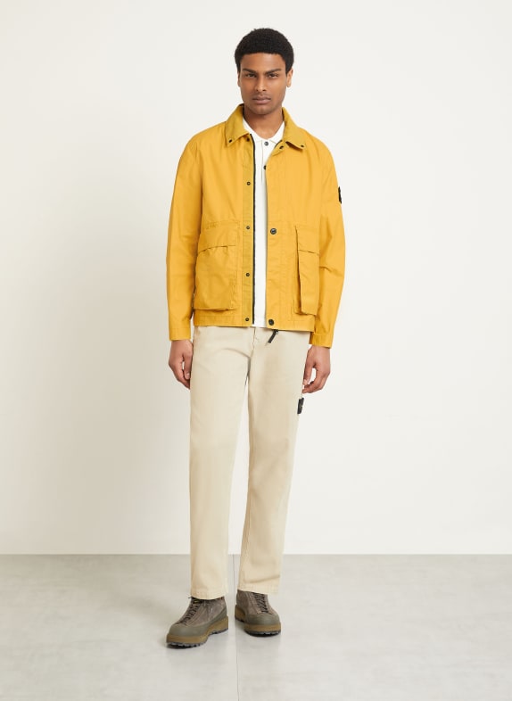 STONE ISLAND Overjacket TELA DONKERGEEL