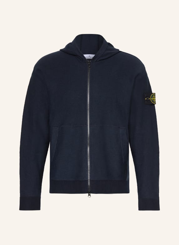 STONE ISLAND vest DONKERBLAUW