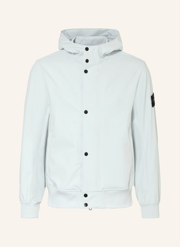 STONE ISLAND veste softshell BLEU CLAIR