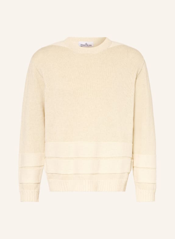 STONE ISLAND Trui met linnen BEIGE