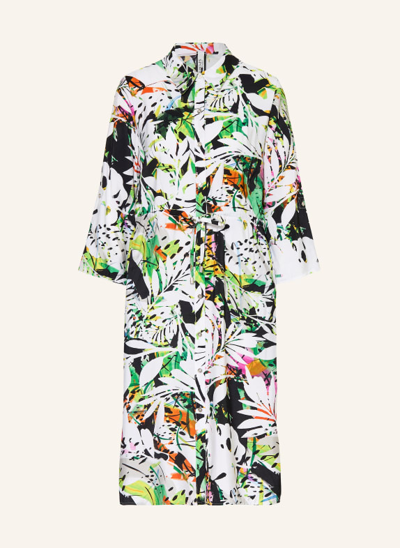 Joseph Ribkoff Overhemdjurk met 3/4-mouwen GROEN / ROZE / WIT