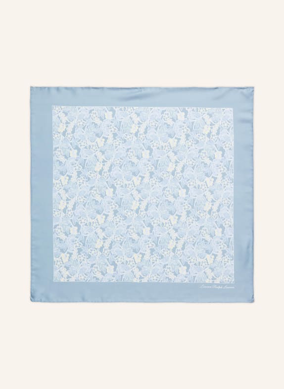 LAUREN RALPH LAUREN Tuch BLAUGRAU / HELLLILA / HELLGELB