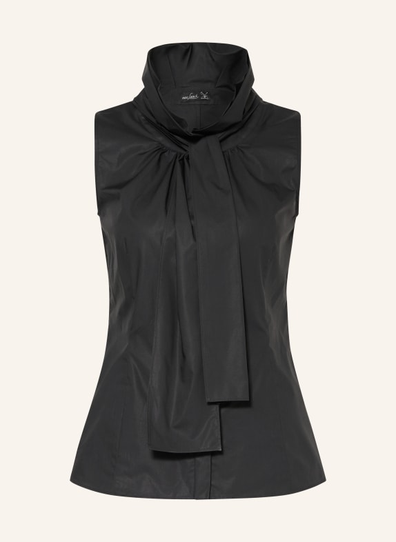 van Laack Blusentop VL-ADRIENN-XX mit abnehmbarer Schluppe SCHWARZ