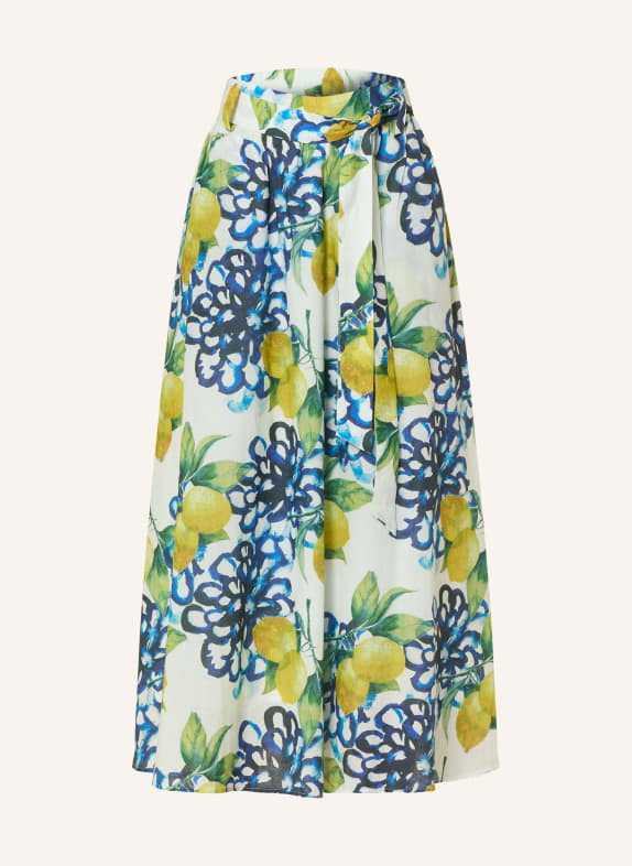 MORE & MORE skirt WHITE / YELLOW / DARK BLUE