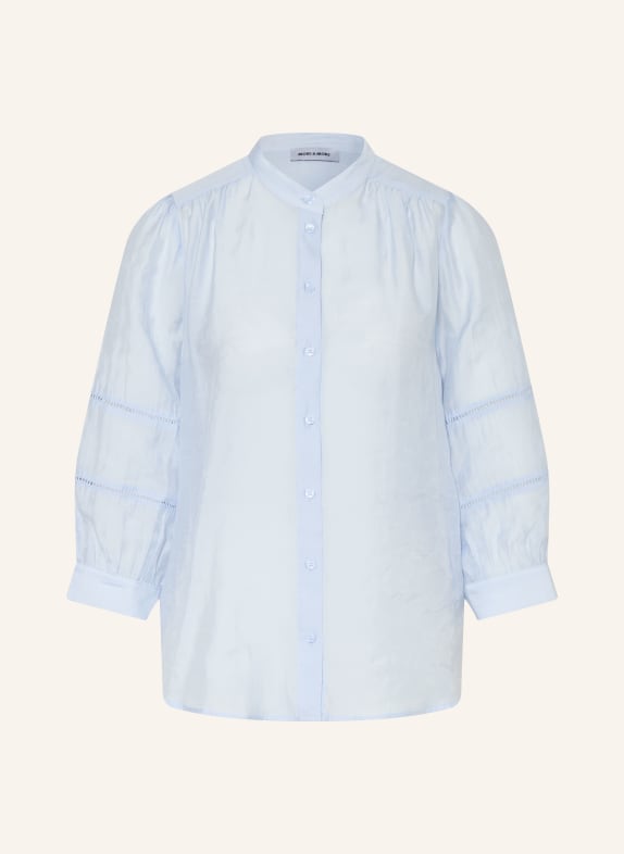 MORE & MORE Bluse mit 3/4-Arm HELLBLAU