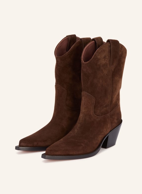 PARIS TEXAS Cowboy Boots DAKOTA DUNKELBRAUN