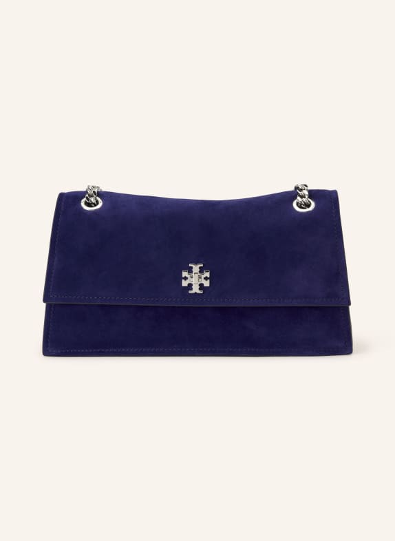 TORY BURCH Umhängetasche KIRA DUNKELBLAU / SILBER