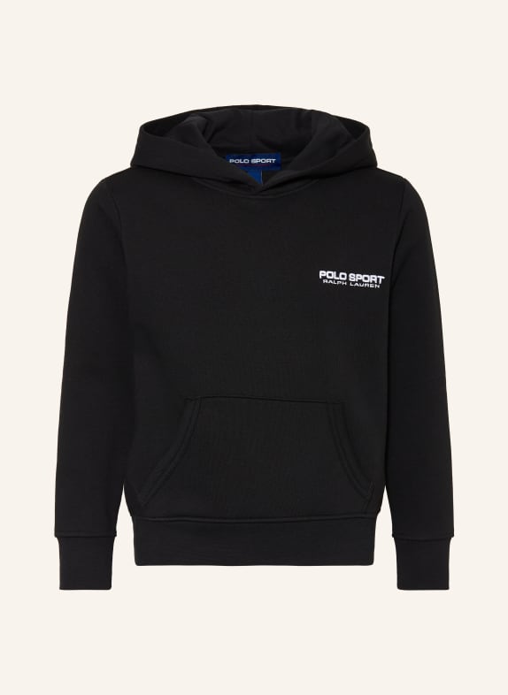 POLO RALPH LAUREN Hoodie SCHWARZ / WEISS