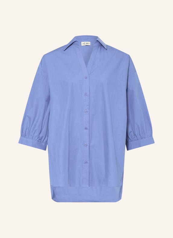 ICHI Bluse IHJALBA mit 3/4-Arm BLAU