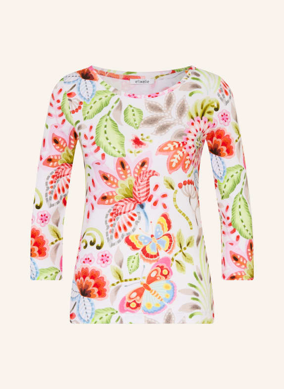 efixelle Shirt met 3/4-mouwen WIT / ROOD / LICHTGROEN