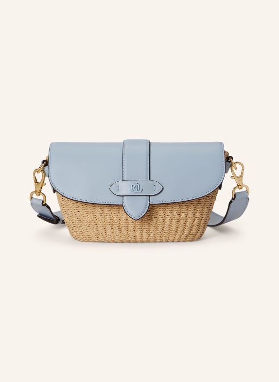 LAUREN RALPH LAUREN Umhängetasche LYNDEN SMALL BEIGE / HELLBLAU