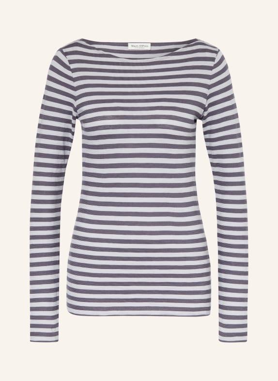 Marc O'Polo Longsleeve DONKERBLAUW / GRIJS