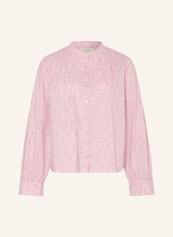 Marc O'Polo Bluse ROSA / DUNKELGRAU / WEISS