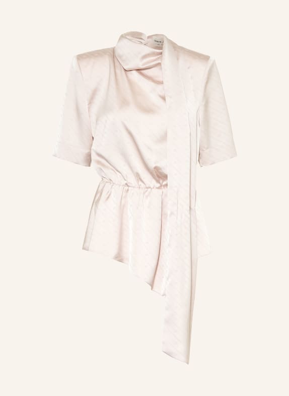 GESTUZ Blusenshirt BXGTERESA aus Satin mit 3/4-Arm CREME