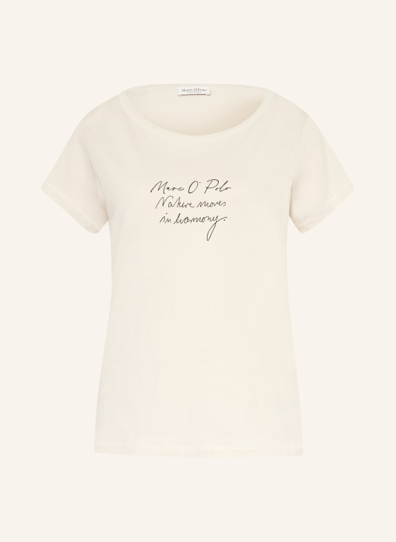 Marc O'Polo T-Shirt HELLBRAUN / SCHWARZ