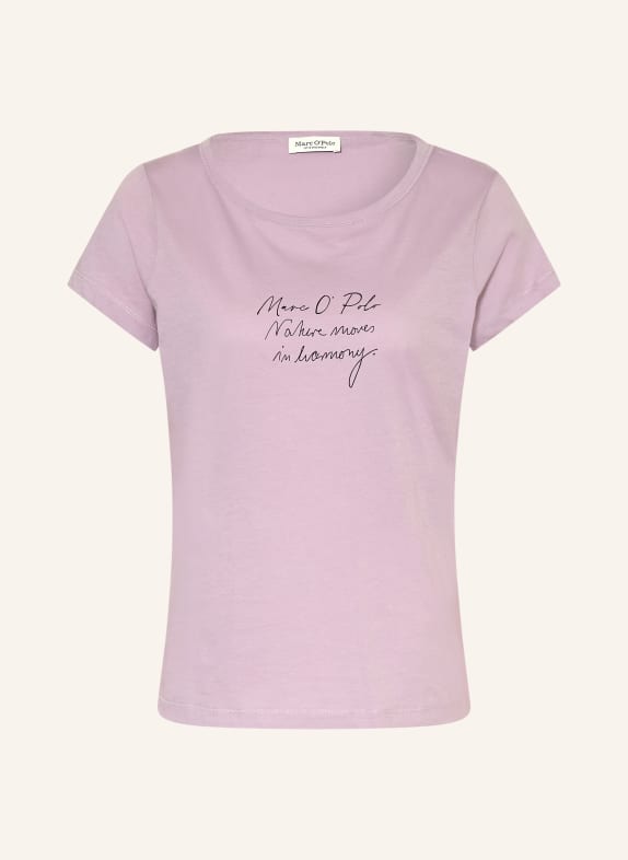 Marc O'Polo T-shirt LIGHT PURPLE / BLACK