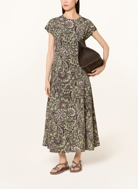 Marc O'Polo Kleid OLIV / GRAU / SCHWARZ