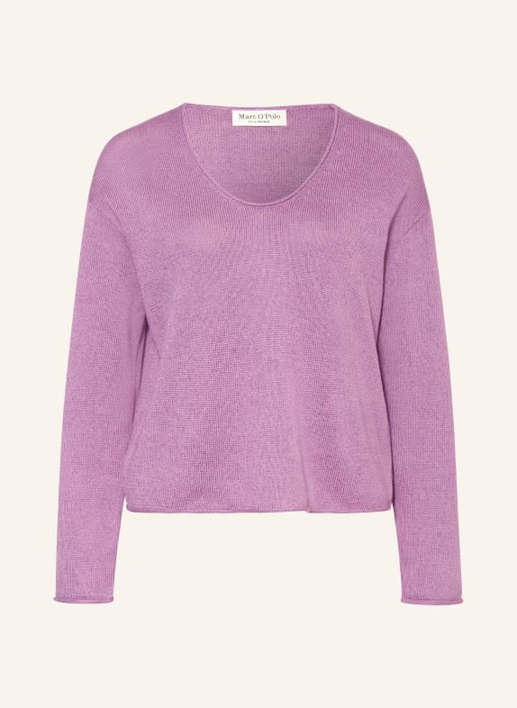 Marc O'Polo Pullover mit Leinen LILA