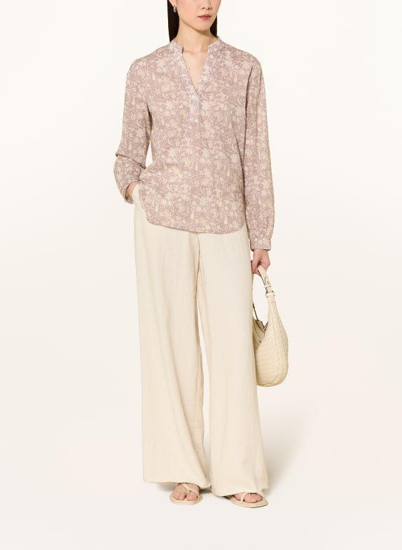 Marc O'Polo blouse LICHTPAARS / BEIGE / CRÈME
