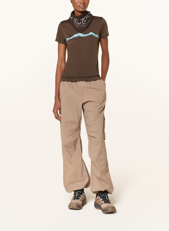 me°ru' T-shirt NELAS MARRON FONCÉ