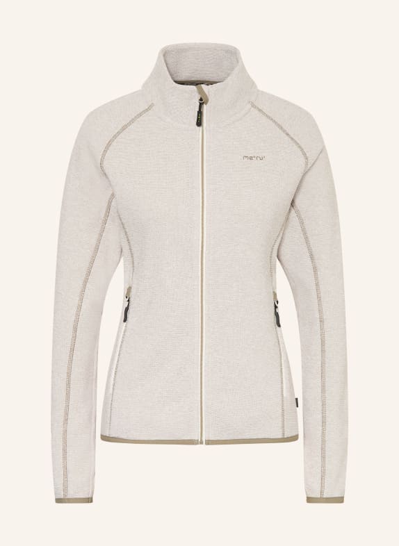 me°ru' Fleecejacke HORTA CREME / KHAKI