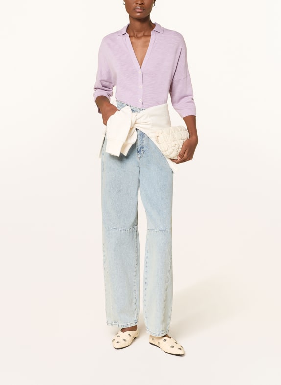 Marc O'Polo Jerseybluse med 3/4-ærmer ROSÉ